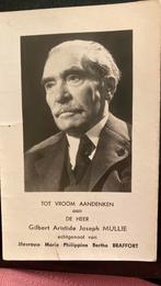 Mullie x Braffort 1876 Dottenijs 1962 St Lambrecht Woluwe, Verzamelen, Verzenden, Bidprentje