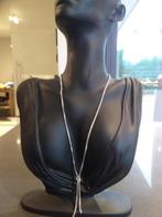 Halsketting Victoria nieuw met strasssteentjes, Nieuw, Ophalen of Verzenden, Zilver, Zilver