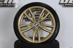 19" BMW 2, 3, 4 serie winterset origineel 8089894 goud, Auto-onderdelen, Banden en Velgen, 19 inch, Gebruikt, Banden en Velgen