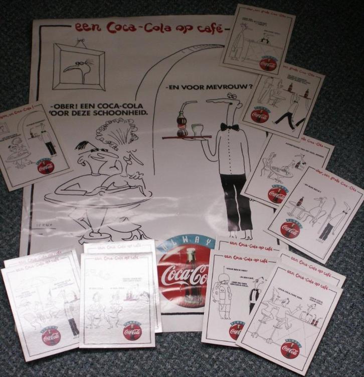 13 Coca Cola kaarten met Coca-Cola poster Belgie, Verzamelen, Merken en Reclamevoorwerpen, Nieuw, Ophalen of Verzenden