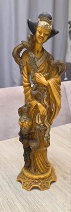 2 paar Chinese beeldjes met harsornamenten, Ophalen of Verzenden