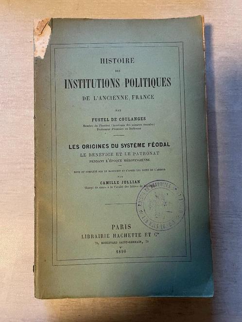 Histoire Des Institutions Politiques De L'Ancienne France /, Livres, Livres d'étude & Cours, Utilisé, Enlèvement ou Envoi