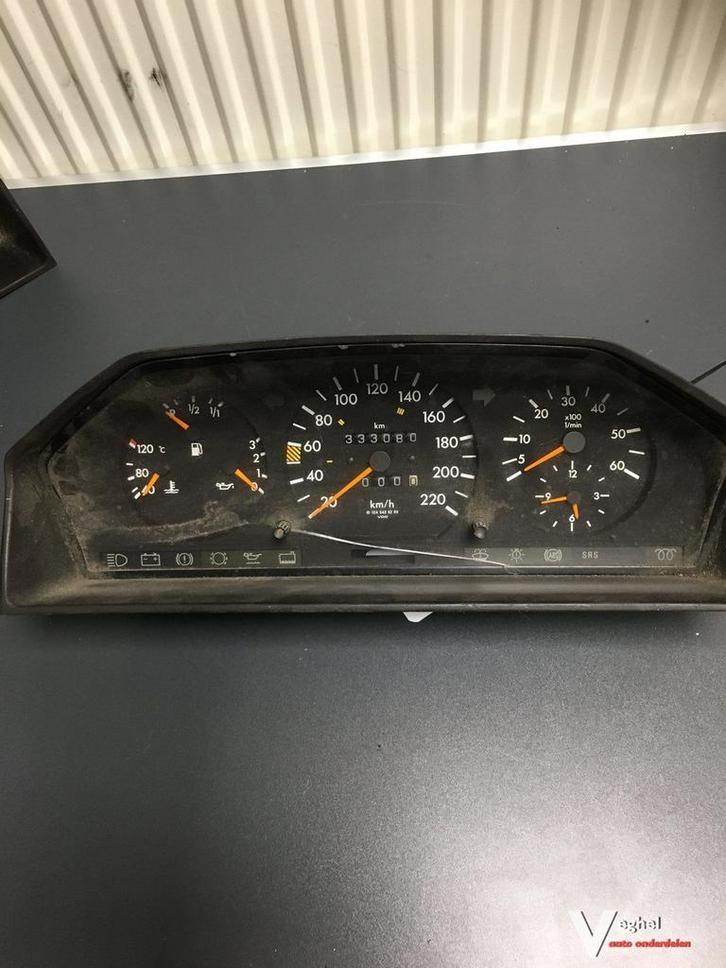 Mercedes W124  1994   Diesel    124 542 6269   Km Tellerklok, Auto-onderdelen, Dashboard en Schakelaars, Gebruikt, Ophalen of Verzenden