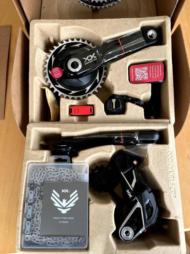 Sram XX SL AXS Transmission groepset Powermeter NIEUW!!, Fietsen en Brommers, Fietsonderdelen, Nieuw, Mountainbike, Overige typen