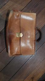Etui van echt leer, Handtassen en Accessoires, Gebruikt, Bruin, Aktetas of Boekentas, 40 tot 50 cm