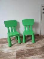 Chaise Ikea Mammut verte, Comme neuf, Chaise(s), Enlèvement