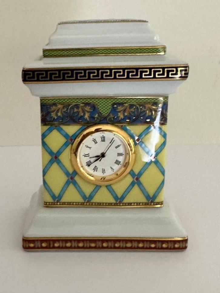 Vintage tafel klokje Gianni Versace/Rosenthal, Huis en Inrichting, Woonaccessoires | Klokken, Zo goed als nieuw, Wekker of Tafelklok