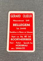 Oude speelkaart Depot van brouwerij HET SAS Boortmeerbeek, Enlèvement ou Envoi, Comme neuf, Carte(s) à jouer