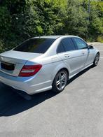 Mercedes Benz C180 2.2 AMG line, Auto's, Automaat, Achterwielaandrijving, Zwart, 120 cc