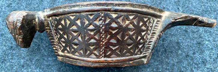 Zeldzame oude Indiase Kharal Opiumkom eind 19e eeuw, Antiek en Kunst, Kunst | Niet-Westerse kunst, Ophalen of Verzenden