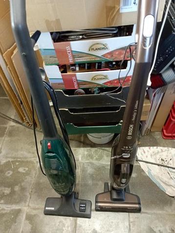 Twee Hoover en Bosch steelstofzuigers met repartie beschikbaar voor biedingen