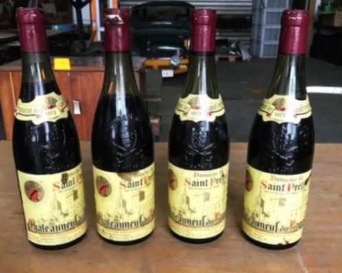 Vin Chateauneuf du Pape 1978 Saint Prefert 1978👀😍🤗🎁👌, Collections, Vins, Neuf, Vin rouge, France, Pleine, Enlèvement ou Envoi