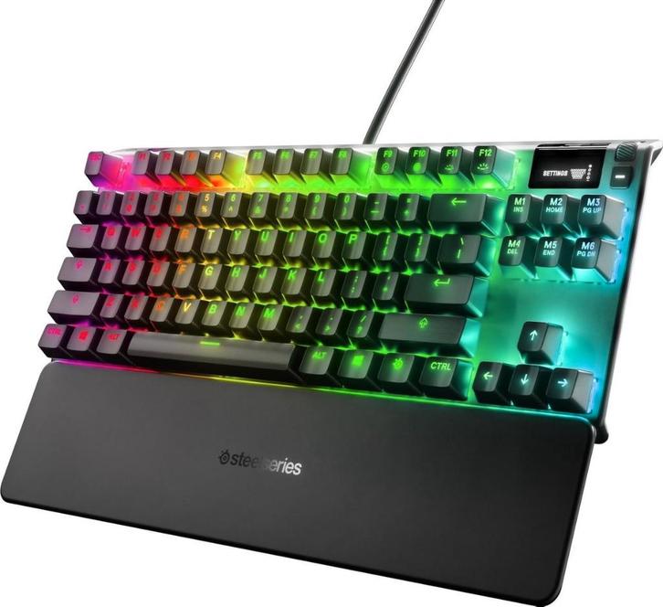 Commutateur OmniPoint QWERTY Apex Pro de SteelSeries, noir, Informatique & Logiciels, Claviers, Neuf, Qwerty, Filaire, Ergonomique