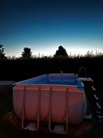 Piscine Bestway Powersteel - L4,88m B2,44m H1,44m, Jardin & Terrasse, Enlèvement, Utilisé, Rectangulaire, 400 cm ou plus