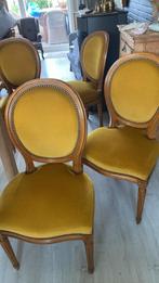 Te koop eind oktober kersenhouten medaillonstoel, Antiek en Kunst, Ophalen