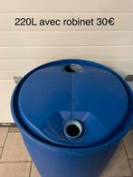Récupérateur d’eau de pluie 220L robinet raccord gardena 30€, Jardin & Terrasse, Avec robinet, Comme neuf, 150 litres ou plus