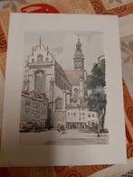 7 prints waarvan 2 stuks 33 x 43 cm en 5 stuks 29 x 38 cm, Antiek en Kunst, Ophalen