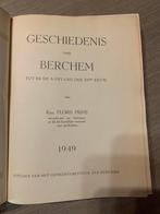(BERCHEM) Geschiedenis van Berchem tot bij de aanvang der XX, Boeken, Gelezen, Ophalen of Verzenden