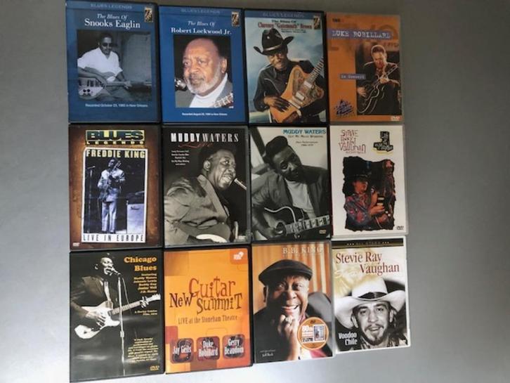 Twaalf bijzondere blues dvd’s, Cd's en Dvd's, Dvd's | Muziek en Concerten, Zo goed als nieuw, Muziek en Concerten, Ophalen of Verzenden