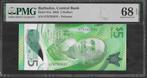 Barbados - 5 dollar 2022 - Pick 81a - PMG 68! - EPQ, Ophalen of Verzenden, Los biljet
