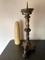 Grote koperen kandelaar, Antiek en Kunst, Ophalen of Verzenden, Koper of Brons