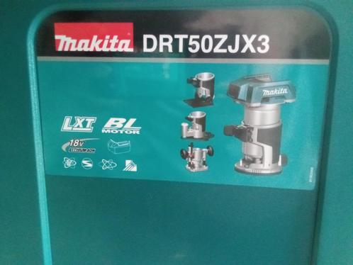 Makita DRT50ZJX3, Doe-het-zelf en Bouw, Gereedschap | Freesmachines, Nieuw, Accu, Bovenfrees, Ophalen