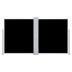 Dubbel Windscherm Nieuw 170 x 600 cm Zwart, Caravans en Kamperen, Ophalen, Uittrekbaar, Nieuw