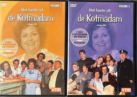 Dvd’s het beste van de kotmadam volume’s 1 en 2, Cd's en Dvd's, Dvd's | Cabaret en Sketches, Zo goed als nieuw, Ophalen of Verzenden
