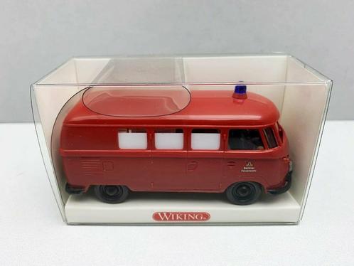 VOLKSWAGEN T1 Ambulance Pompiers WIKING Germany NEUF + BOITE, Hobby & Loisirs créatifs, Voitures miniatures | 1:43, Neuf, Bus ou Camion