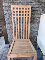 Stoelen in teak hout, Tuin en Terras, Tuinstoelen, Ophalen