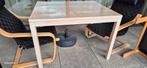 Keukentafel blank hout handgemaakt, Huis en Inrichting, Tafels | Eettafels, Ophalen of Verzenden, Zo goed als nieuw, 100 tot 150 cm