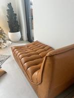 Chaise longue, bruin leder, Maison & Meubles, Canapés | Sofas & Chaises Longues, Tijdloos design, 150 cm ou plus, Moins de 150 cm