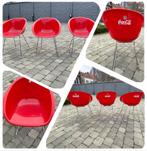 3 Design kuip-stoelen model Gliss 920 /Coca cola, Ophalen, Rood