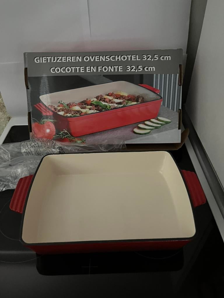 Gietijzeren ovenschotel, Ophalen