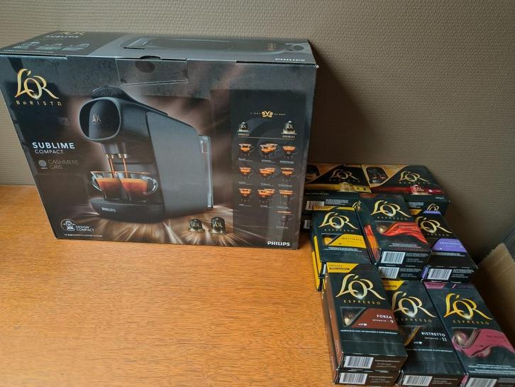 L'or barista sublime compact + pads NIEUW!!, Elektronische apparatuur, Koffiezetapparaten, Nieuw, Koffiepads en cups, Koffiemachine