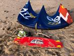 Beginner kite set 2014, Watersport en Boten, Kitesurfen, Ophalen, Gebruikt, Kitesurf-set