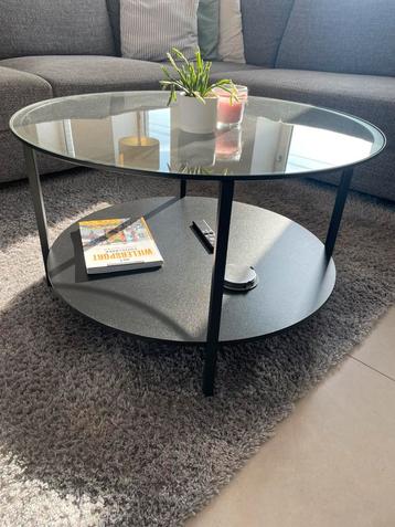 Salontafel IKEA, Huis en Inrichting, Tafels | Salontafels, Ophalen, Gebruikt, Rond, 50 tot 100 cm