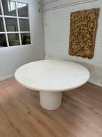 Table à manger ronde en mortex de 120 cm de diamètre, Maison & Meubles, Enlèvement ou Envoi, Rond