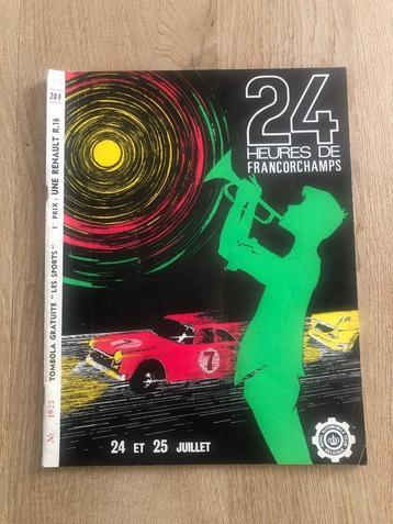 programma 1965  24 uren van Francorchamps  beschikbaar voor biedingen