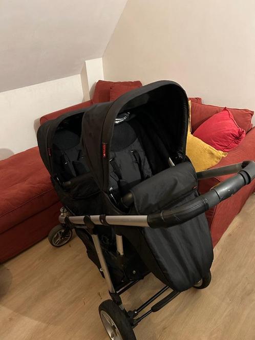 Tweeling buggy Topmark, Kinderen en Baby's, Tweelingen en Meerlingen, Zo goed als nieuw, Kinderwagen of Buggy, Ophalen