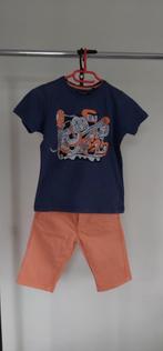 Terre bleue set (short en t-shirt) maat 140 / 10 jaar, Gebruikt, Ophalen of Verzenden, Setje, Jongen