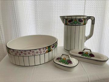 Ensemble de toilette ancien en porcelaine belge, Enlèvement