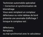 Rectification compteur, Autos : Divers, Enlèvement