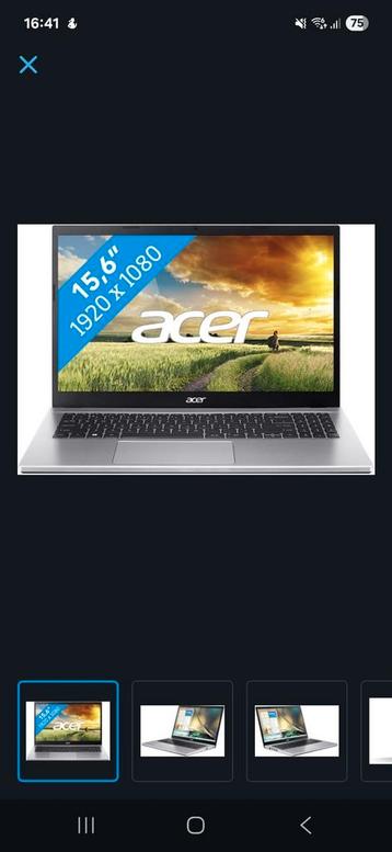 Acer Aspire 3, Enlèvement, SSD, 16 GB, Moins de 2 Ghz