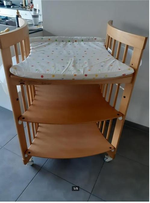 Verzorgingstafel Stokke, Kinderen en Baby's, Kinderkamer | Commodes en Kasten, Zo goed als nieuw, Commode, 90 tot 105 cm, 75 tot 100 cm
