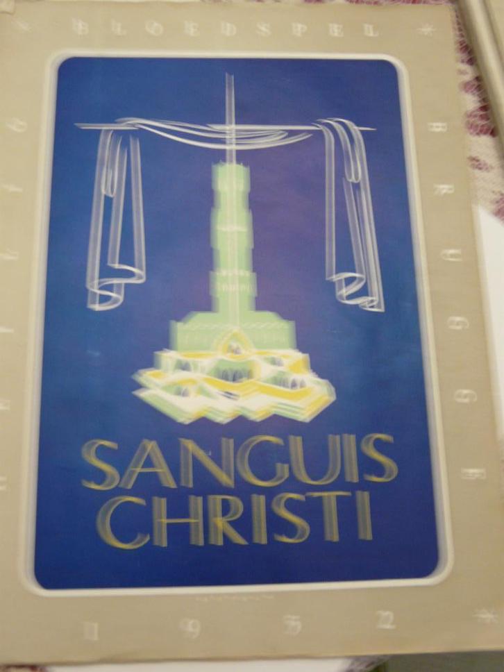 Zeldzaam 1952 Sanguis Christi H.Bloedspel in beeld, Verzamelen, Religie, Gebruikt, Christendom | Katholiek, Boek, Ophalen
