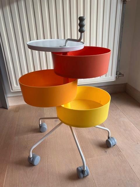 IKEA VINTAGE rollende opbergkar bv naaigerief prijs 75 euro, Maison & Meubles, Accessoires pour la Maison | Autre, Utilisé, Enlèvement