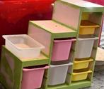 Trofast trapmodel colorwash groen/roze, Kinderen en Baby's, Kinderkamer | Commodes en Kasten, Kast, Opstaande rand, Ophalen of Verzenden