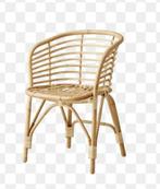 2 Stoelen Rieten/roten stoel, Antiek en Kunst, Ophalen