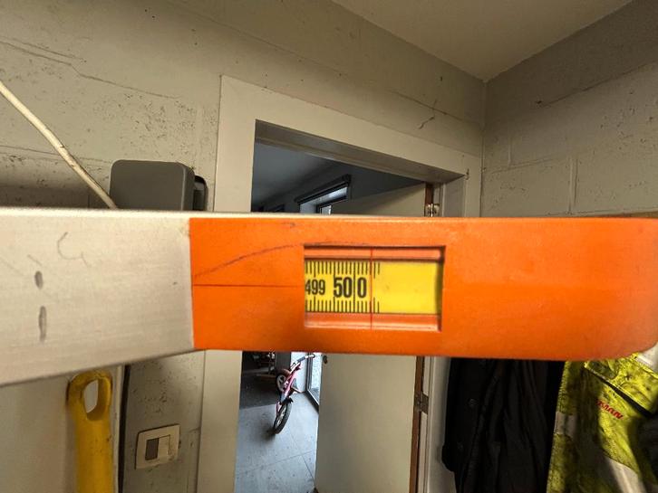 messfix, meetstok 5meter, Doe-het-zelf en Bouw, Meetapparatuur, Zo goed als nieuw, Afstand, Ophalen of Verzenden